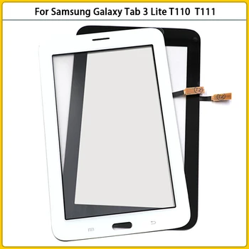 Naujas T110 LCD TouchScreen Samsung Galaxy Tab 3 Lite SM-T110 T111 LCD Ekranas Jutiklinis Ekranas Skydelis skaitmeninis keitiklis Jutiklis Replac