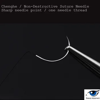 Ningbo Chenghe microsurgical neinvaziniai siuvimo adata su juodo nailono siūlų kraujagyslių nervų krepšelis