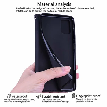 Odinis dėklas, skirtas Samsung A51 A71 Atveju Magnetinio Telefono Laikiklio Dangtelį Bumper Case for Samsung Galaxy A51 51 A71 71 A31 31 Atveju