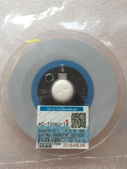 Original AC-7206u-18 W1.2mm L50m 1.2 MM*50M ACF laidžios plėvelės anizotropinė kino klijais lcd remontas FPC į PCB
