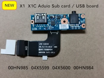 Originalus 00HN985 04X5599 04X5600 00HN984 Garso Subcard Lenovo Thinkpad X1 Carbon USB valdybos Garso plokštė