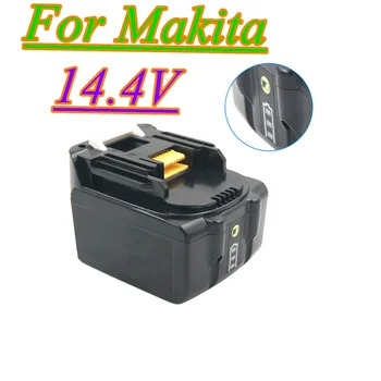 Originalus 14,4 V 8.0 mAh Li-Ion baterijos MAKITA akumuliatorius 14,4 V BL1430 BL1415 194066-1-194065-3 194559-8 MAK1430Li. MET1821