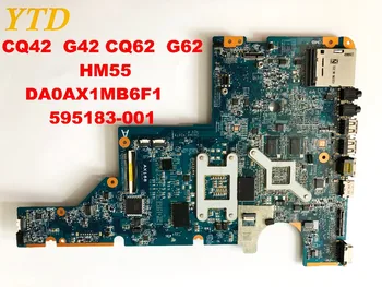 Originalus HP G42 G62 CQ42 CA62 nešiojamas motherboardHM55 DA0AX1MB6F1 595183-001C išbandyti gera nemokamas pristatymas