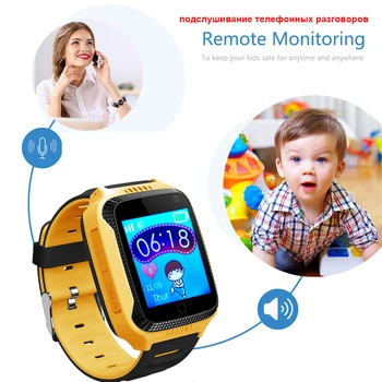 Originalus Q528 Y21 Apsaugine plėvele Vaikas GPS Smart Žiūrėti Su Žibintuvėlis Kūdikių Žiūrėti SOS Skambučio Vieta Prietaiso Tracker Saugus
