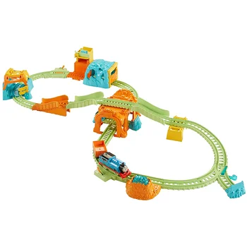 Originalus Thomas Diecast Tamsiai Traukinių Bėgių Mažas Lokomotyvų Šviesos Mano Nuotykių Nustatyti Traukinio Berniukas Žaislai, Vaikų Dovanų