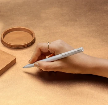 Originalus Xiaomi Metalo Pasirašyti Pen Mi pen 0,5 mm Šveicarija Papildyti Mėlyna/Juoda/Raudona rašalo Pasirašymo aptvarai mokyklos Buveinė tušinukas