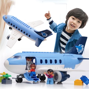 Oro Keleivinį Lėktuvą Žaislas Didelių Dalelių Blokai Vaikams, Žaislai Vaikams, Plytos Suderinama Su Sermoido Duplo Berniukai