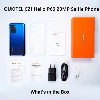 OUKITEL 4G C21 Išmanųjį telefoną Octa Core 4G+64GB 4000mAh Mobiliojo Telefono Selfie 6.4