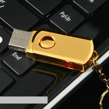 Pendrive Vandeniui USB Flash Diskas 128gb 64gb 32gb Usb Raktas Grandinę USB atmintinė 16gb 8gb 4gb Pen Ratai Pritaikyti Logotipas