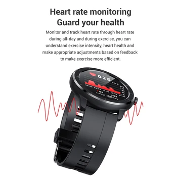 Pilnas Touch Screen T6 Smart Žiūrėti AI Žiūrėti Veido Širdies ritmo Monitorius IP68 Vandeniui Smartwatch Vyrų 