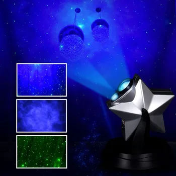 Populiariausių Žvaigždės Twilight Dangaus Naujovė Naktį Šviesos Projektorius Lempos, LED Lazeris Šviesos Pritemdomi Mirksi Atmosferą Kalėdų Miegamasis