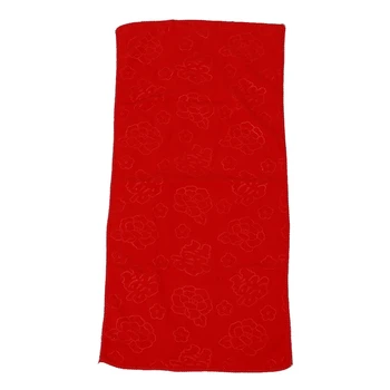 Raudona Kinų Stiliaus Pyrographic Medvilnės Vonia Rankšluostį Vonios Kambarys Vestuvių Dovana