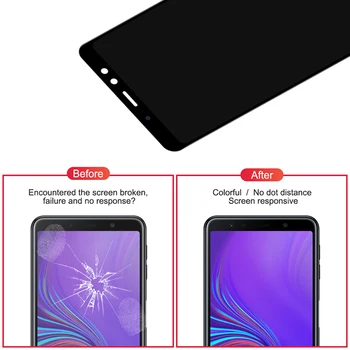 Samsung Galaxy A7 2018 LCD Ekranas Jutiklinis Ekranas skaitmeninis keitiklis Asamblėjos SM A750F A750 7 2018 750F Sm-A750F Testas