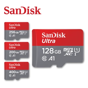SanDisk A1 Atminties Kortelė 256 GB 200GB 128GB 64GB 98MB/S 16GB 32GB Micro sd kortele Class10 UHS-1 