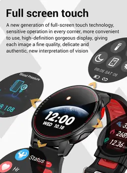 SCOMAS Mados Smart Watch Vyrų Širdies ritmas, Kraujo Spaudimo Monitorius Smartwatch Fitneso Baterija Smartbracelet 