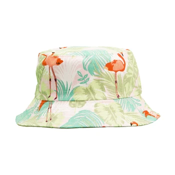 Skrybėlės, kepurės Nauji Instagram Pavasario/Vasaros Skrybėlę flamingo retro Žvejys Skrybėlę grįžtamasis medvilnės sporto atsitiktinis skrybėlę paplūdimio skrybėlę kibiro kepurę