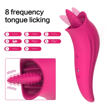 Spenelių Gyvis G Spot Vibratorius Žodžiu Blowjob Klitorio Lyžis Massager Makšties Stimuliavimas Liežuviu Clit Tickler Sekso Žaislai Moterims