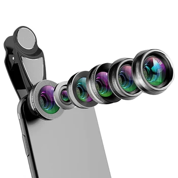 Telefono Vaizdo Kameros Objektyvas 6 In 1 Mobilųjį Telefoną Objektyvo Rinkinys, Skirtas 