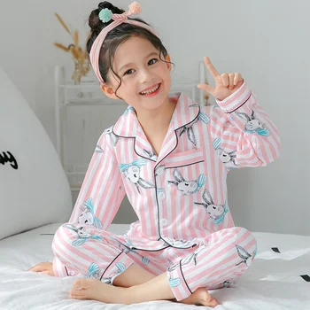 Vaikai naktiniai drabužiai Berniukams, Mergaitėms, Sleepwear 2021 M. Pavasarį Pižama Rinkiniai Vaikams Homewear už Berniukas Pižamos Paauglių Pijamas Drabužius 2-12Y