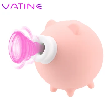 VATINE 10 Dažnio Mielas Kiaulių Formos Klitorio Speneliai Gyvis Moterims Vibratorius Moterų Masturbator Sekso Žaislai Moterims