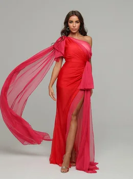 Vestuvės Dress Moterų Mados Naktinis Klubas Įžymybė Pokylių Elegantiškas Ilgas Sukneles Raudona Velniop Kaklo Seksuali Suknelė