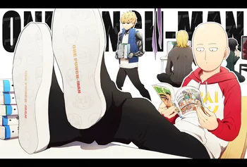 Vienas Smūgis Vyras Anime Plakatu, Anime, Manga Sienos Menas Spausdinti Dekoro,50 x 70 cm,be Rėmelio