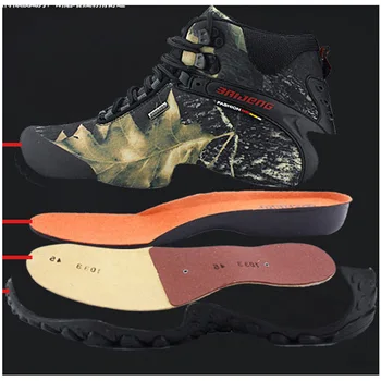 Vyrams žygiai batai lauko batai kalnų kelionėse laipiojimo Grafiti sportbačiai botas vandeniui vyrų kamufliažas medžioklės sportiniai bateliai