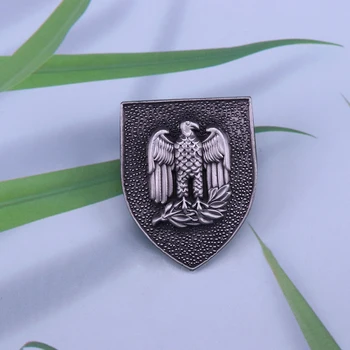 Ww2 vokiečių erelis skydas ženklelis retro kietas striukės, kuprinės priedų