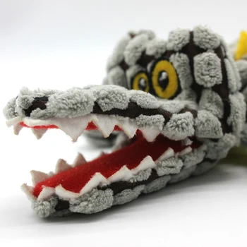 Šunelis Cypimo Minkšti Pliušiniai Žaislai Mielas Krokodilas Gyvūnų Formos Kramtyti Žaislas Patvarus Interaktyvus Šunelis Juokinga, Žaisti Žaislas Tiekimo