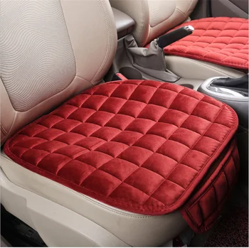 Žiemos automobilių sėdynės, neslidžia trijų dalių backless pliušas pagalvės Auto dalys Hyundai HND-3 Veloster i10 LPI 30blue R vre ix d