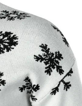 Žiemos Golfo Megztinis Vyrams 2020 Prekės Kalėdų Megztiniai Megztinis Atsitiktinis Slim Fit Megzti Traukti Noel Homme Kalėdos Trikotažas Pilka