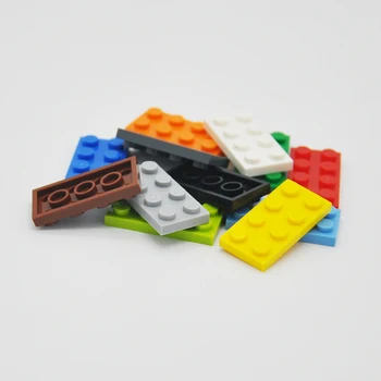 100vnt Miesto Statybos Blokus Legoed įrangos pardavimas, biuro įrangos Blokai, Plytos, 2x4 Trumpas Plytų Ankstyvasis ugdymas Švietimo Žaislai Vaikams, Vaikų Dovanų