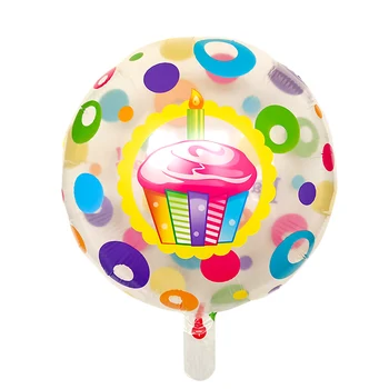 10vnt/ daug 18-colių Aišku, Apvalus skaidrus balionas su gimtadieniu balionas gimtadienio dekoracijas vaikų kamuolys baby shower