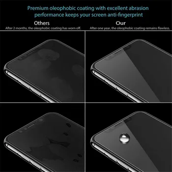 10vnt/Daug Apsauginis Stiklas ant iPhone 6 6s 7 8 plius XR X XS Max stiklo iPhone 11 Pro Max 4 4s 5 5s se Screen Protector