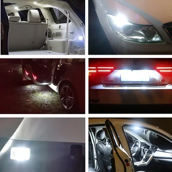 10X T10 W5W LED Lemputė Mazda 3 6 CX-5 323 5 CX5 2 626 Spoileriai MX5 CX 5 GH Reikmenys, Automobilių Salono Stovėjimo Šviesos Žibinto 12V