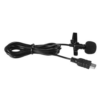 150cm Profesinės Mini USB Omni-Directional Stereo Mikrofonas Mikrofonas su Apykakle Įrašą Go pro Hero 3 3+ 4