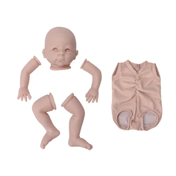 18Inches Reborn Baby Doll Dalys Tikroviška Naujagimiui Vinilo Unpainted Nebaigtų Lėlės Rinkinys 46CM 