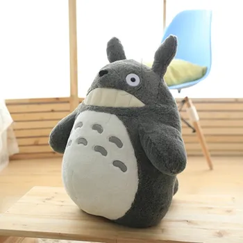 1pc 40/55cm Mano Kaimynas Totoro Pliušinis Žaislas Mielas Animacinių filmų Gyvūnų Žaislas Pagalvės Anime Totoro Vaikams, Vaikams, Lėlės Mielas Kalėdų Dovana