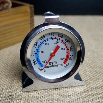 1pcs 50-300 laipsnį kepimo termometras priemonė nerūdijančio plieno orkaitės termometras sėdynės tipo krosnelė