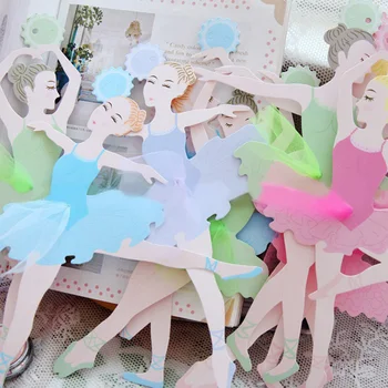 1Set Baleto Mergina Šoka Starta Reklama Ballerina Popieriaus Vėliavos Vestuvių Kabinti Streamer 
