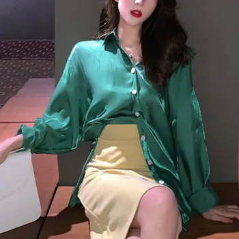 2019 Vinatge Elegantiškos Moterys Gradientas Marškinėliai Lady Prarasti Blizgus Bling Bling Marškinėliai Korėjos Moterys Gradiend Rožės Raudonos, Blizgios Palaidinės, Topai
