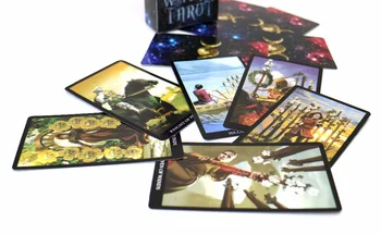 2020 mitinis Tarot Denio korteles, skaityti likimas būrimą likimo kortų žaidimai stalo žaidimas anglų versija