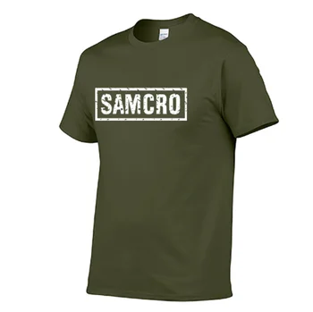 2020SOA Sons of anarchy vaikas Mados SAMCRO Print T-Shirt Vyrai/moterys Mados Hip-Hop trumpas rankovės Medvilnės Atsitiktinis Mens Tee