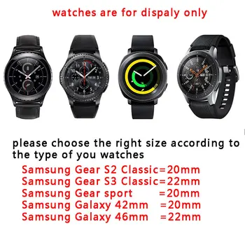 20mm 22mm Pearl keramikos žiūrėti juosta juoda balta apyrankė tinka Samsung galaxy žiūrėti Pavarų S2/S3/S4 sporto smart watch priedai