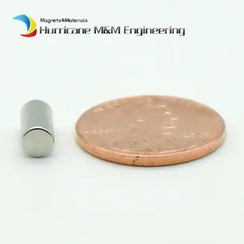 24pcs Diametraliai NdFeB Magnetas Disko Skersmuo 4x9 mm Strypas Cilindrų Magnetized Neodimio Nuolatinis 3D Atspausdintas Gyventojai