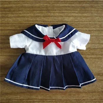 25cm MellChan Mažai Merlot Lėlės Kostiumas Lėlės Drabužiai Sijonas Nustatyti Sailor Kostiumas Suknelė Uniformos Sijonas Lėlės Priedai Mergina Žaislą Dovanų