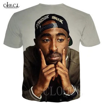 2Pac Roko Reperis Marškinėliai Vyrams, Moterims Tee Viršūnes 3D Atspausdintas Tupac Amaru Shakur Hip-Hop Streetwear T-shirts Negabaritinių Vasaros Puloveriai