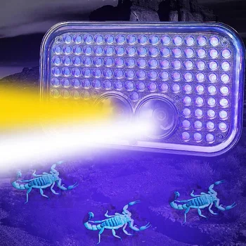 3 šviesos diodų (LED UV violetinė Geltona Skorpionas Žibintai Prožektorius, priekinis žibintas Žibintuvėlis Žibintas žibintai medžioklės 395nm lempos