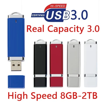 32GB 64GB USB Flash Drive 1 TB 2TB 3.0 Klasikinio Pen Ratai Mini USB Nešiojamų Saugojimo Atminties USB Flash Kortelės 128GB 256 GB Dovana
