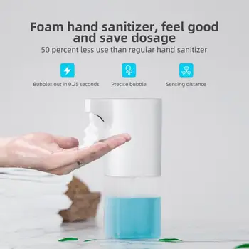 350ml Automatinis Muilo Dozatorius Laisvą Ranką Touchless Sanitizer Vonios kambarys Balionėlis Smart Jutiklis Skysto Muilo Dozatorius, Virtuvė, vonia